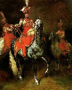 Theodore   Gericault trompette de lanciers oil painting on canvas